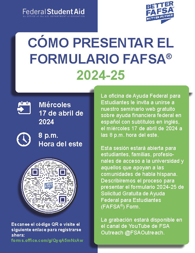 24-25 FAFSA Spanish Webinar