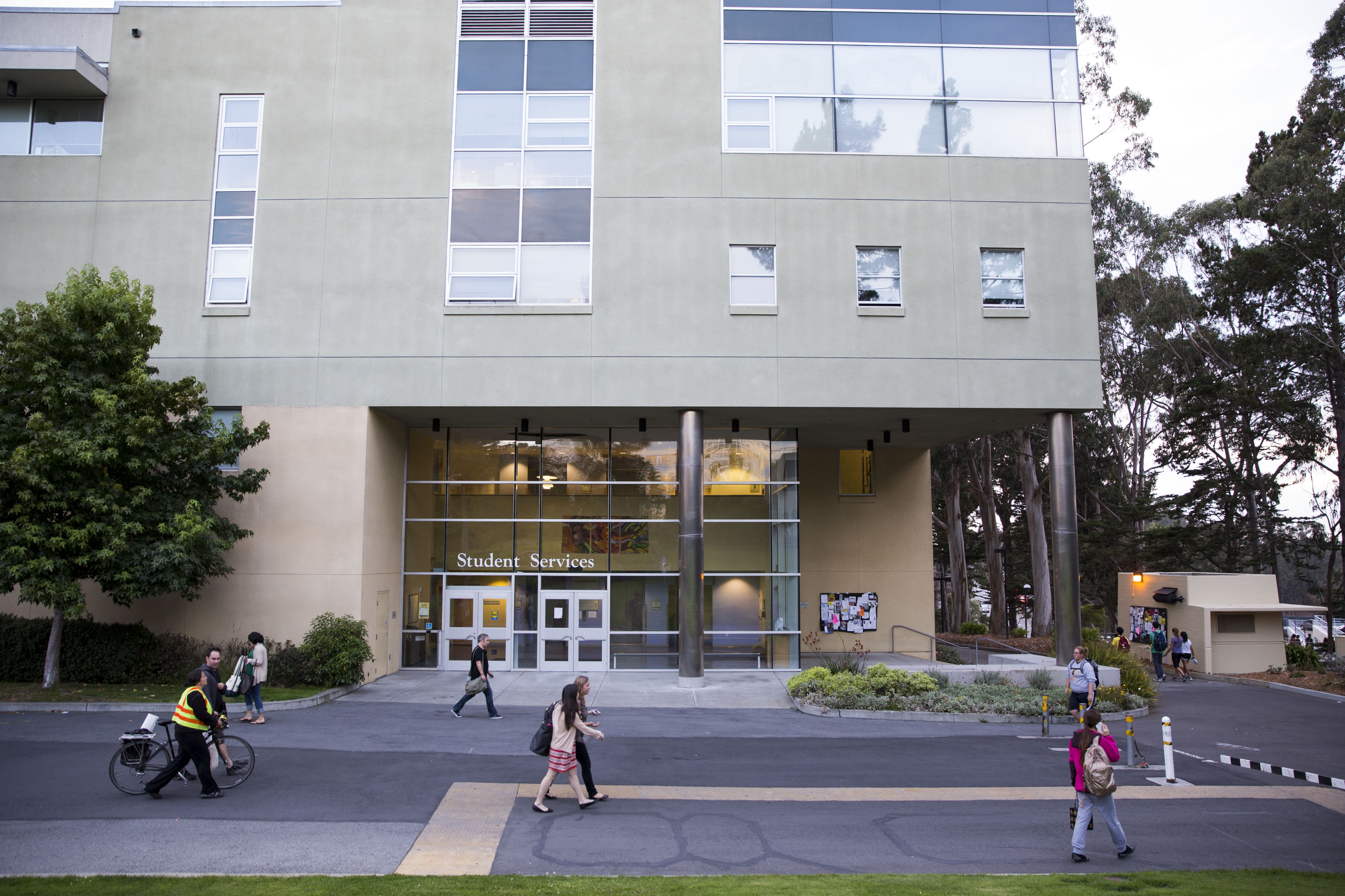 Student Services Building entrance